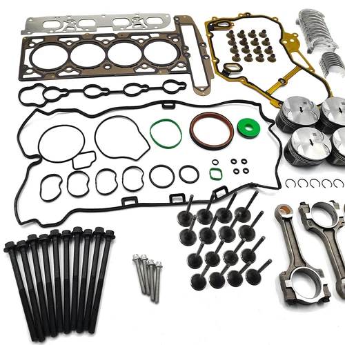 Engine Rebuild Overhaul Pistons Valves Seals Kit For Buick Chevrolet GMC 2.4L - Picture 4 of 9