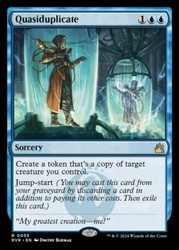 Quasiduplicate - Foil - Ravnica Remastered #55 Rare MTG