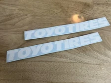 X2 Toyo Tires Vinyl Sticker Decal car truck window Sponsor racing tire stretch
