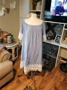 mlle gabrielle denim dress