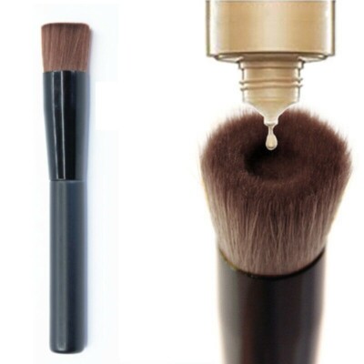 Flat Top Kabuki Foundation Pinsel flüssiger Puder Rouge Polieren Make-up Pinsel UK