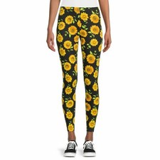 New No Boundaries Cotton Ankle Leggings Sunflower Junior Women U pick