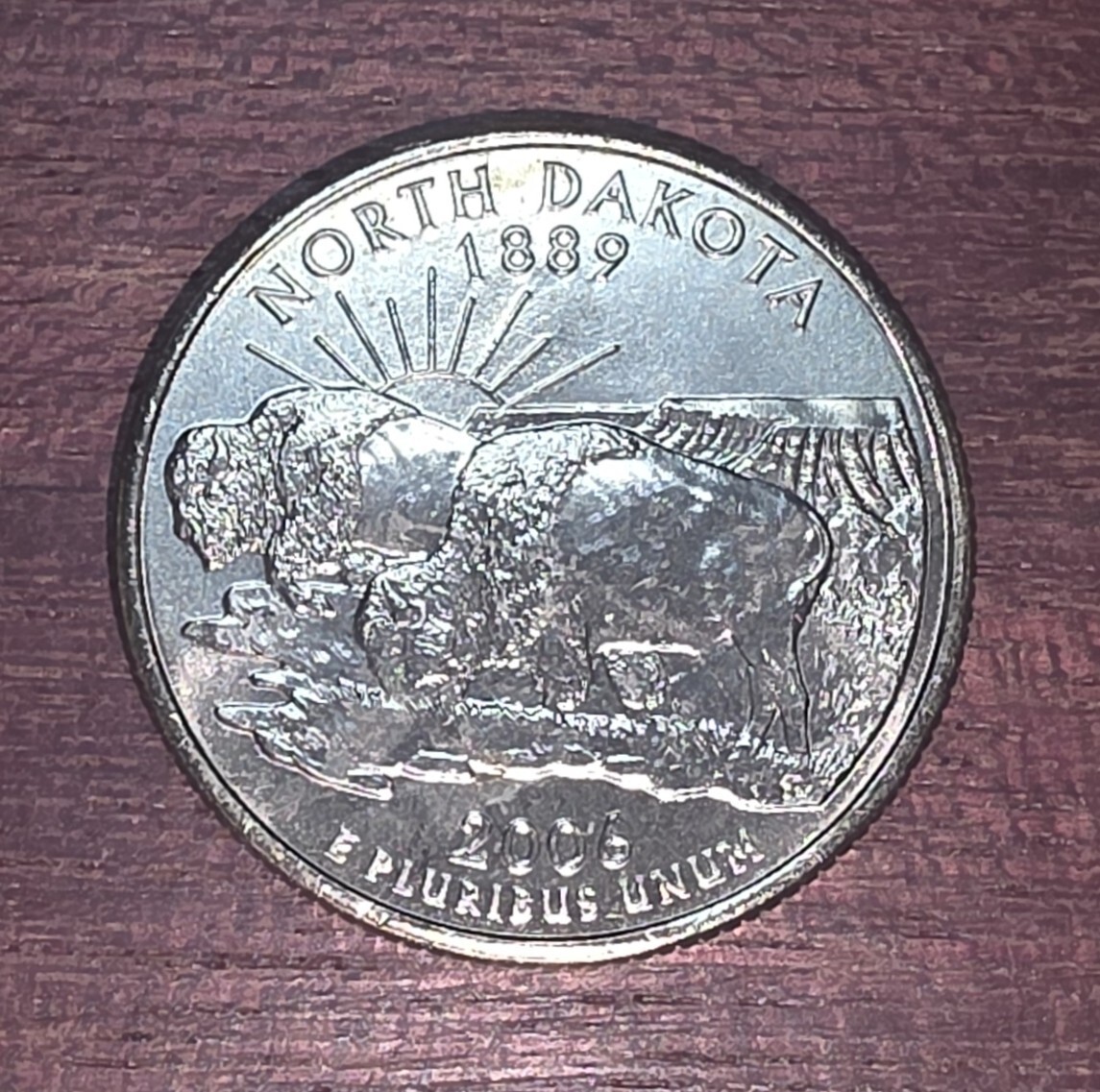 2006-D - North Dakota - U.S. State Quarter- UNC from US Mint