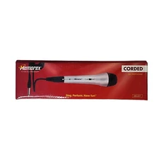 Memorex Corded Microphone MKA301 10 Ft Cord 1/4" Plug Karaoke Stage Performances