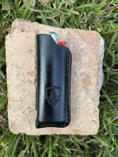 Black BIC Leather Lighter Case/Cover/Holder