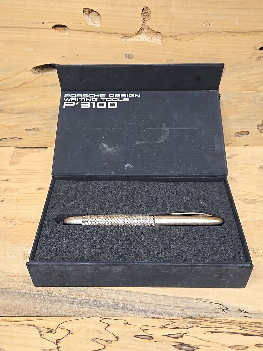 Porsche Design P 3100 Writing Tools Tec Flex Woven Gold Porsche Design P 3100 Writing Tools Tec Flex Woven Gold