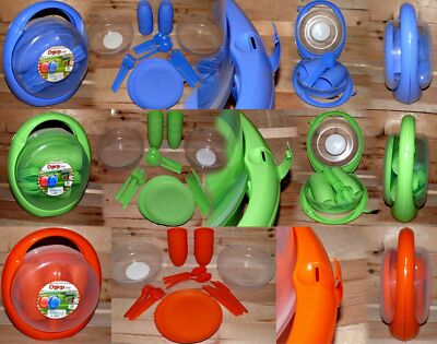Enjoy Camping Picknick Set 32Tlg ABS Style Geschirr Besteck 6xPerson 3 Neon Farb