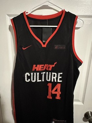 NIKE Tyler Herro Miami Heat Culture Swingman Jersey SZ L 50