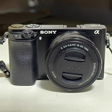 Sony Alpha A6000 Mirrorless Digital Camera Black with 16-50mm Lens