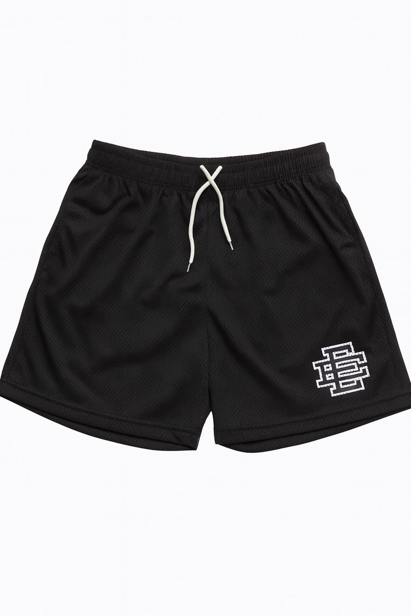 Eric Emanuel EE Basic Short Black/Black Men's Mesh Shorts | eBay