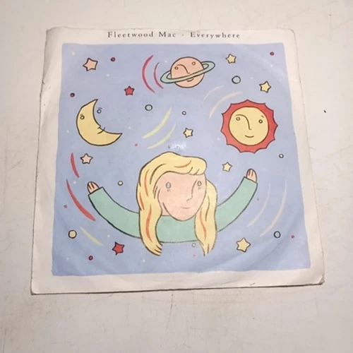 Fleetwood Mac Everywhere 1987 Single Black Vinyl Warner Bros 7 Inch