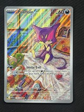 Purrloin Holo Illustration Rare SV: White Flare 136/086 NM on eBay