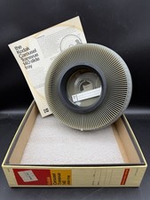 Vintage Slide Tray Kodak Carousel Transvue 140 with Box Instructions USA Made