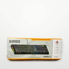 Glorious GMMK 3 100% Prebuilt Wired RGB Mechanical Keyboard Black - Open Box