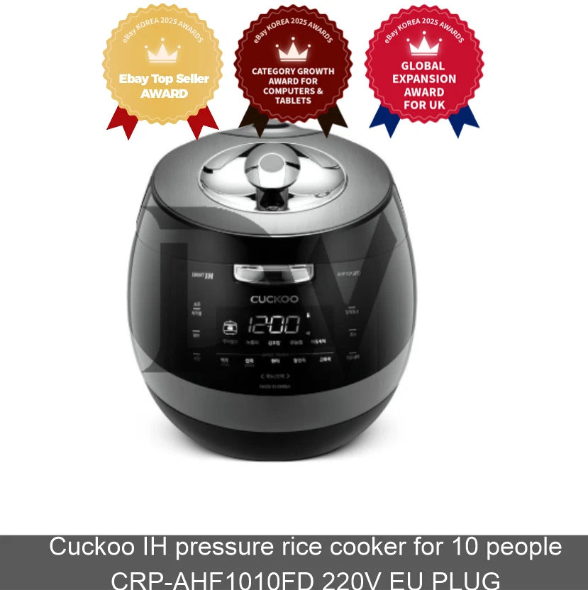 Cuckoo IH pressure rice cooker for 10 people CRP-AHF1010FD 220V EU PLUG