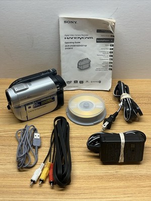 Sony Handycam DCR-DVD610 Mini DVD Camcorder Camera, 40x Optical Zoom, Tested