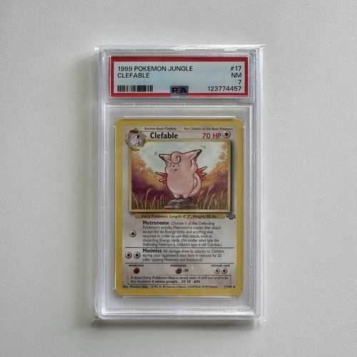 Clefable (Unlimited) graded PSA 7 for sale on eBay