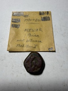 MEWAR (India) 1/2 Paisa ND (1780 1800) Copper