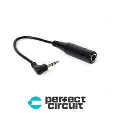 Morningstar Male 3.5mm to Female 1/4" TRS ADAPTER - NEW - PERFECT CIRCUIT