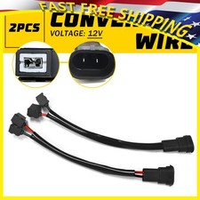 Two Harness Head Light Light Beam Adapter Socket Plug Conversion Wire H11 to H1