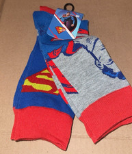 D.C Comics - Superman MENS 2 PACK CREW SOCKS NEW
