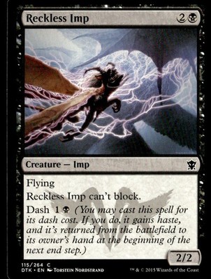 2015 Dragons of Tarkir Reckless Imp Expansion/Common #115