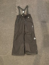 Gerry Snow Pants Ski Snowboard Black Bibs Kids Youth Size Small 7 / 8