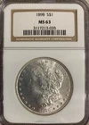 1898-P MORGAN SILVER DOLLAR  ::: NGC MS-63  ::: 90% SILVER :::