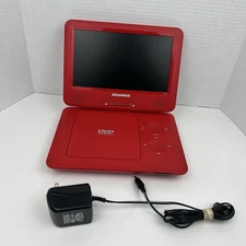 Sylvania Portable DVD Player (Red) 9" Swivel Screen – SDVD9020B