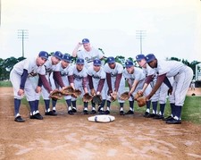1958-dodgers-color 8x10 Colorized Print-FREE SHIPPING