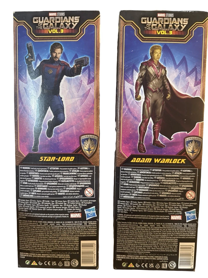 LOTE DE 2 Marvel Guardianes de la Galaxia Titan Series Adam Warlock & Star-Lord Foto 2 de 2