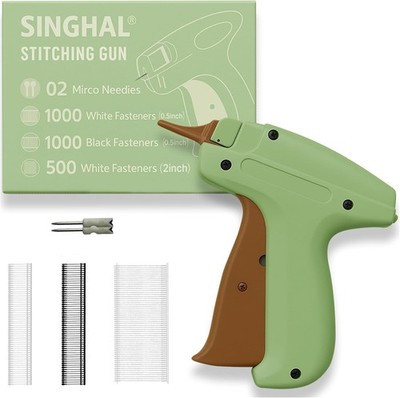 Singhal Stitch Tag Gun for Clothes   2 Needles + 2000 Fasteners, Quick Fix Tool