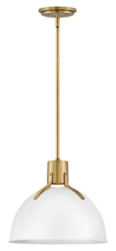 Hinkley Lighting 3487 Argo 1 Light 14"W LED Pendant - Satin Black / Lacquered - Picture 4 of 12