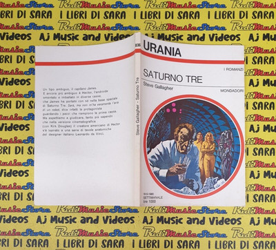 Buch Buch URANIA Nr.836 Saturn drei STEVE GALLAGHER 1980 MONDADORI ROMANZE (L77c)