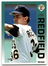 1992 Fleer Joe Redfield Rookie Pittsburgh Pirates #563