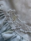 Vintage Golden Age Girls 14 Baby Blue Ruffle Lace Trim Dress USA Vintage  — photo 8