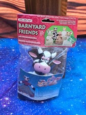 New Cute Fibre Craft Cow air freshener doll NOS Barn Farm Animal 1986 5.5"T