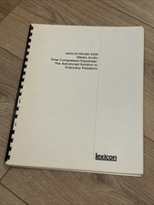 LEXICON Model 2400 Time Compressor Expander M...