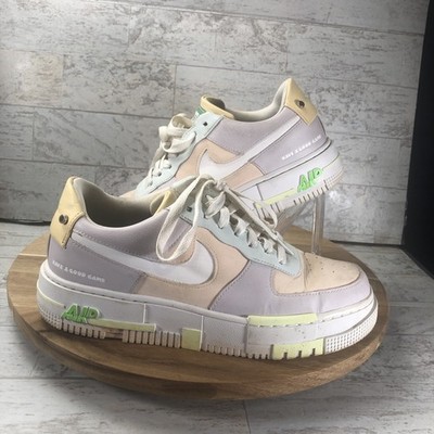 Nike Womens Air Force 1 Low Pixel  Have A Good Game Sneaker Shoes Size 9