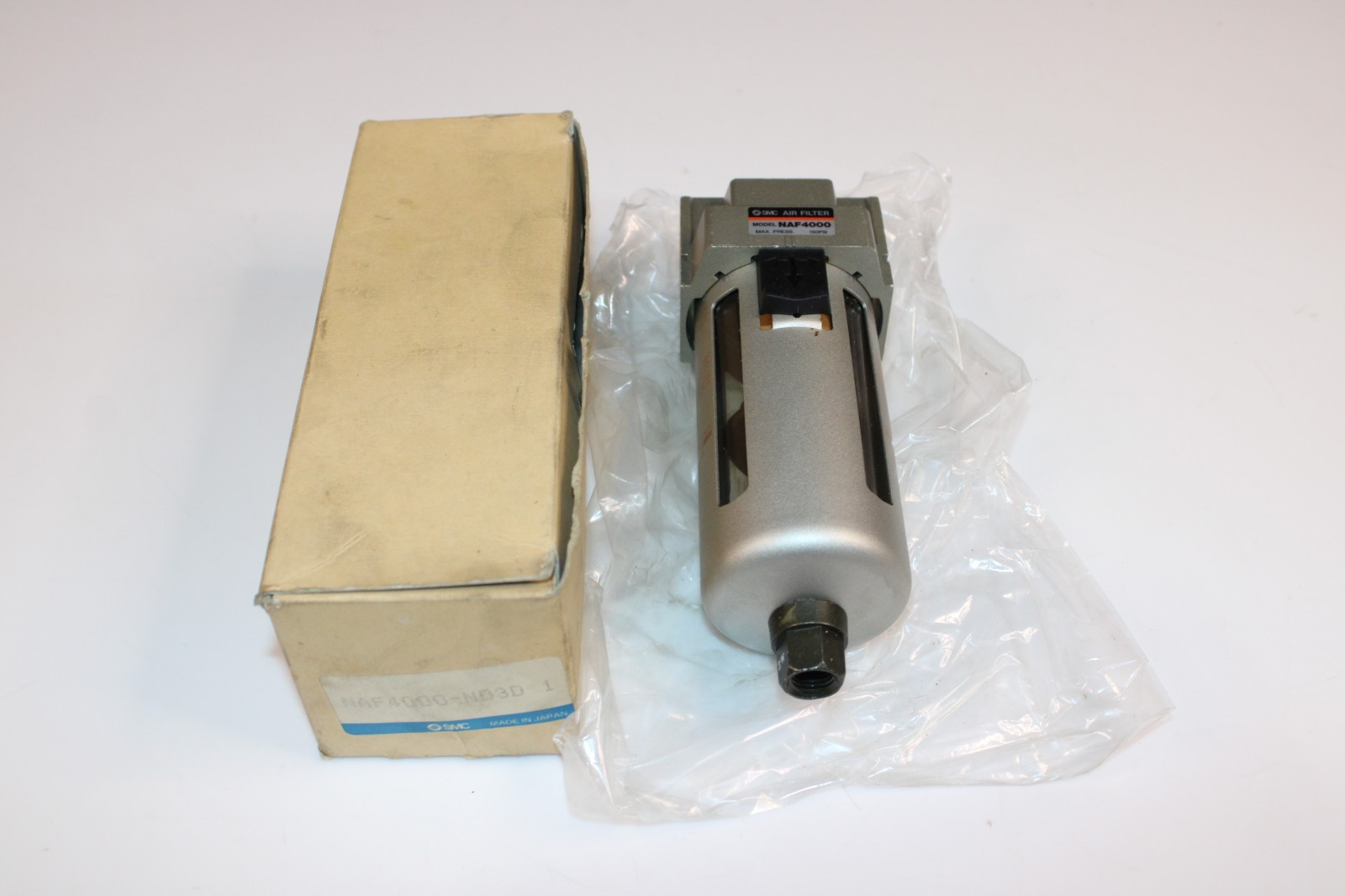 NOS SMC NAF4000-N03D Pneumatic Filter Assembly NAF4000N03D Component