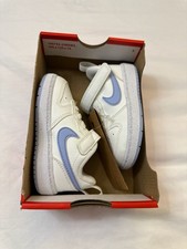 Nike Court Borough Low Recraft TD Summit White/Cobalt Bliss Size 6C