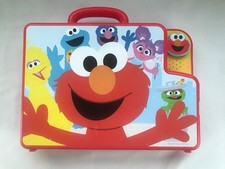 2023 Sesame St Elmo s Learning Letters Talking Activity Board Red - Batteries