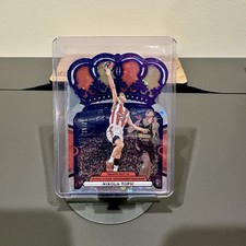2024-25 Crown Royale Euroleague Nikola Topic Purple Crystal Die Cut /25 SP SSP