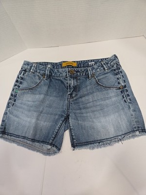 Shorts From MEK DENIM Women's Las Tunas Boot Cut Blue Denim Jeans