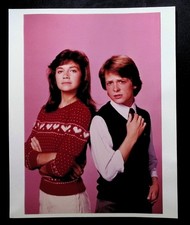 Michael J Fox  Justine Bateman Family Ties TV Still 1980s Color Photo Print 8x10