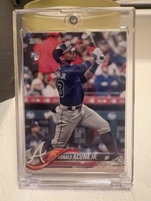 Topps 2018 Update Series Ronald Acuna Jr. Rookie Base #US250 Braves MLB Card. rookie card picture