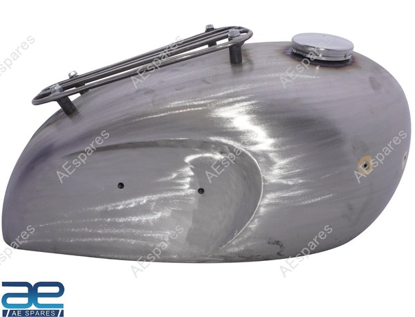 Kraftstofftank Aus Rohstahl Mit Tankdeckel FüR Triumph T100 S2U-image
