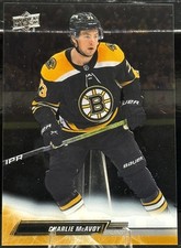 Charlie McAvoy 2022-23 Upper Deck Series 2 #266 - Clear Cut Variations -Bruins