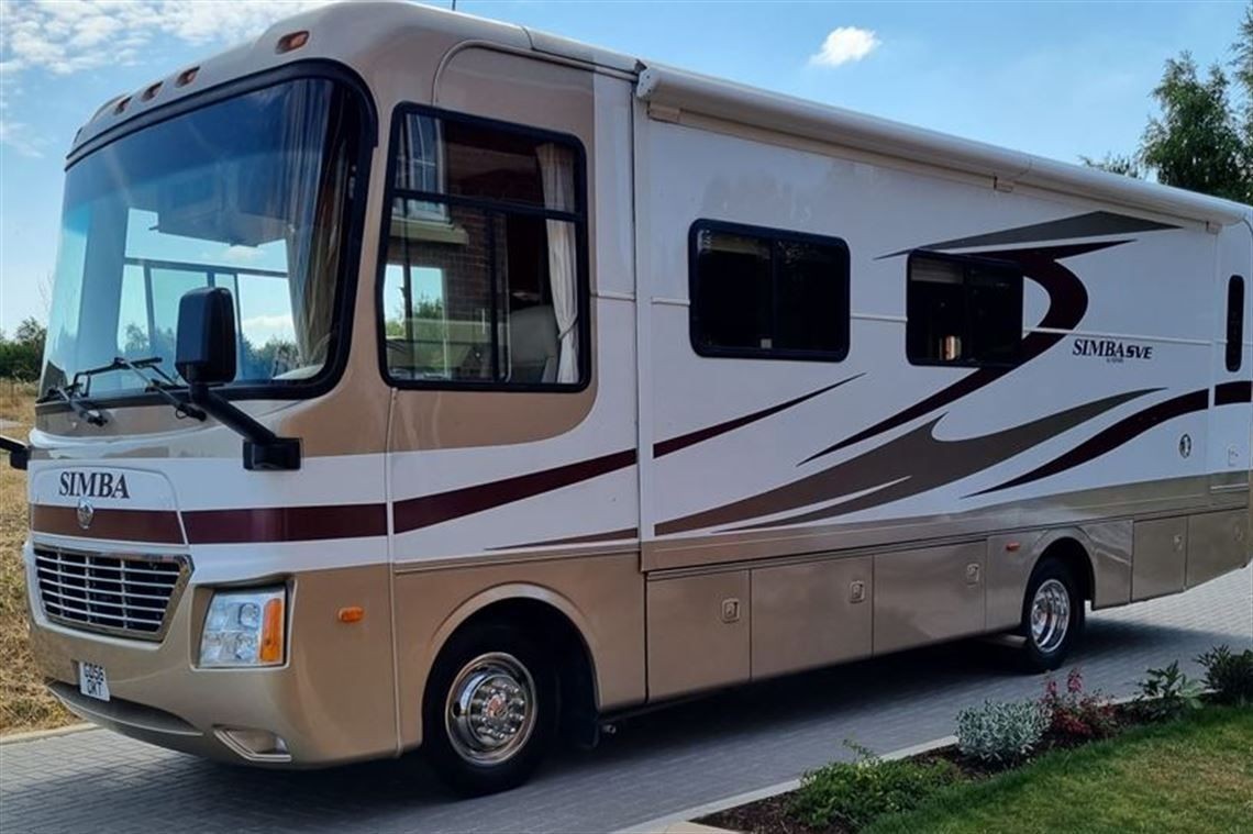 2007 Safari Simba 30ft 7.5t Ford V10 Petrol Full Wall Slide American Rv