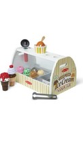 Melissa and Doug Wooden Scoop  Serve Ice Cream Counter, Pretend Play Store NIB